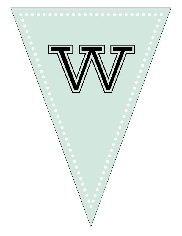 Welcome Back Printable Banner - Bunting Banner Style