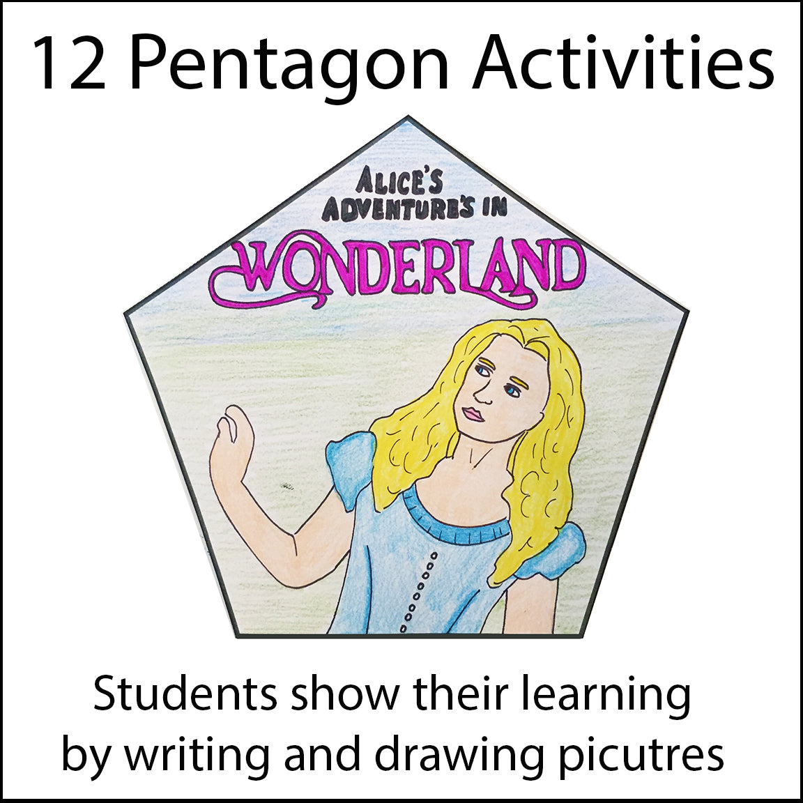 Alice in Wonderland - Novel Study Project Craft - PBL