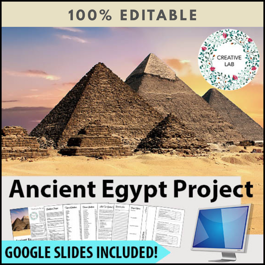 Ancient Egypt Research Project - 100% Editable