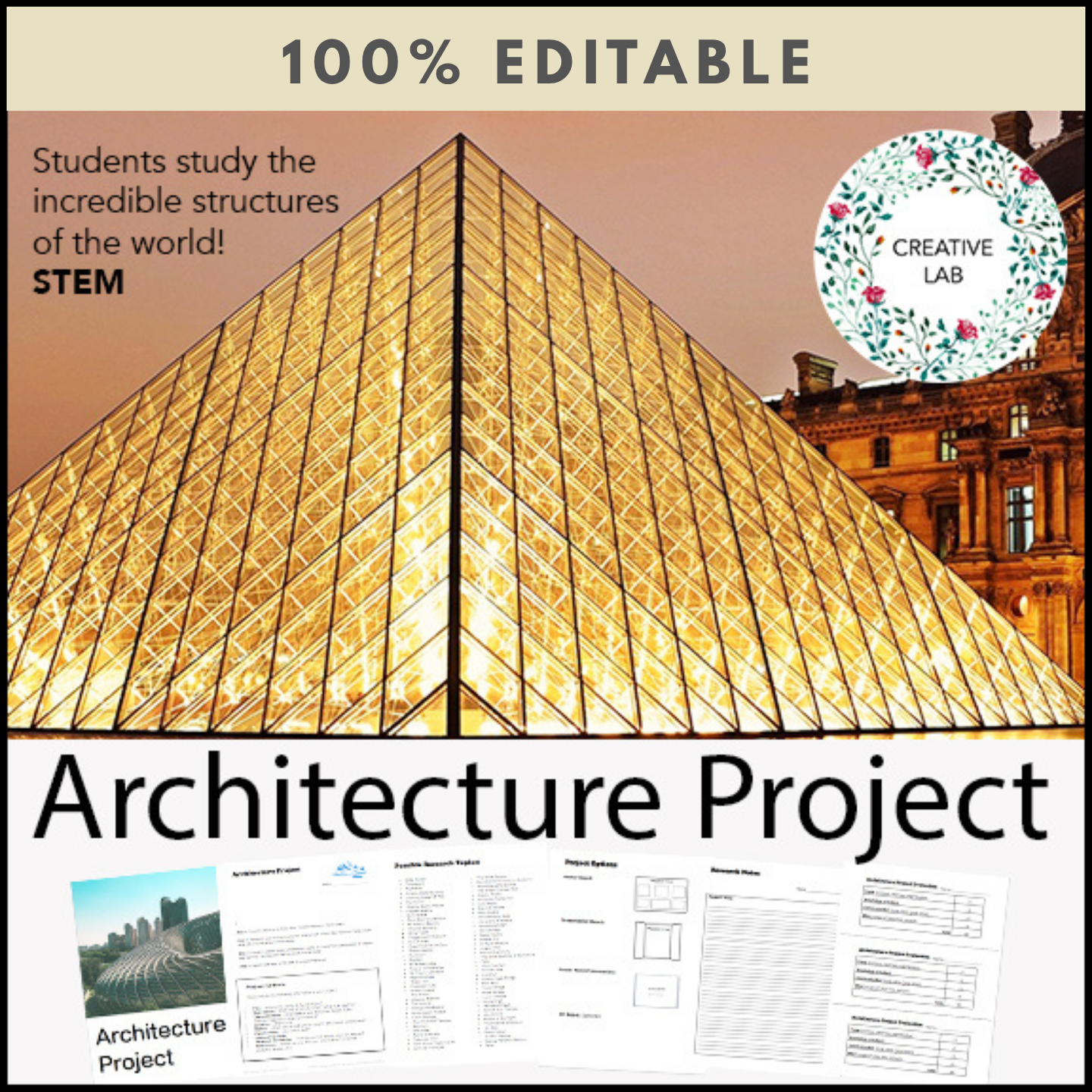 Architecture Research Project - 100% Editable
