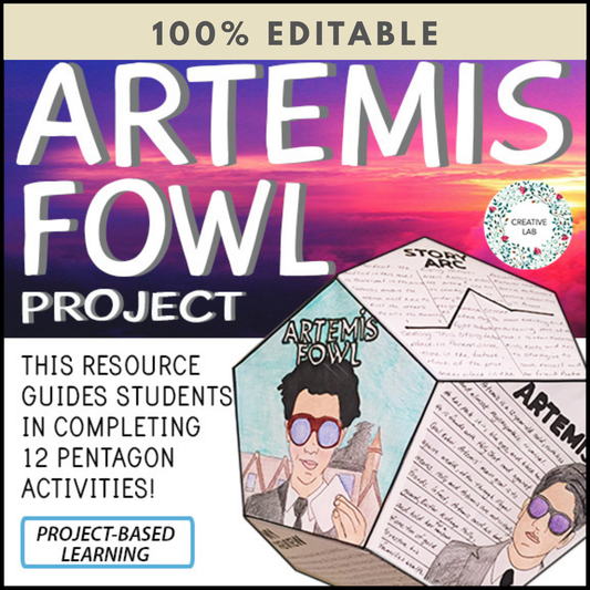 Artemis Fowl - Novel Study Unit CCSS Standards Aligned - 100% Editable