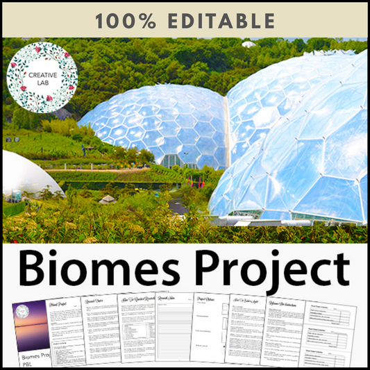 Biomes Research Project - PBL - 100% Editable