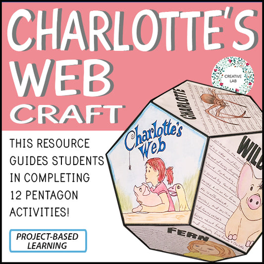 Charlotte's Web - Novel Study Project Craft - PBL