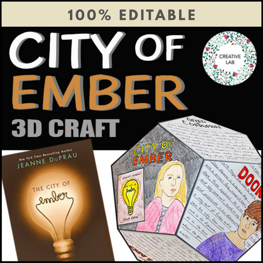 City of Ember - Novel Study Project Craft - 100% EDITABLE