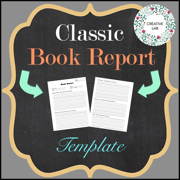 Book Report - Classic Template