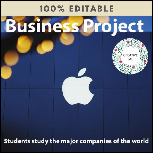 Business Research Project - PBL - 100% Editable