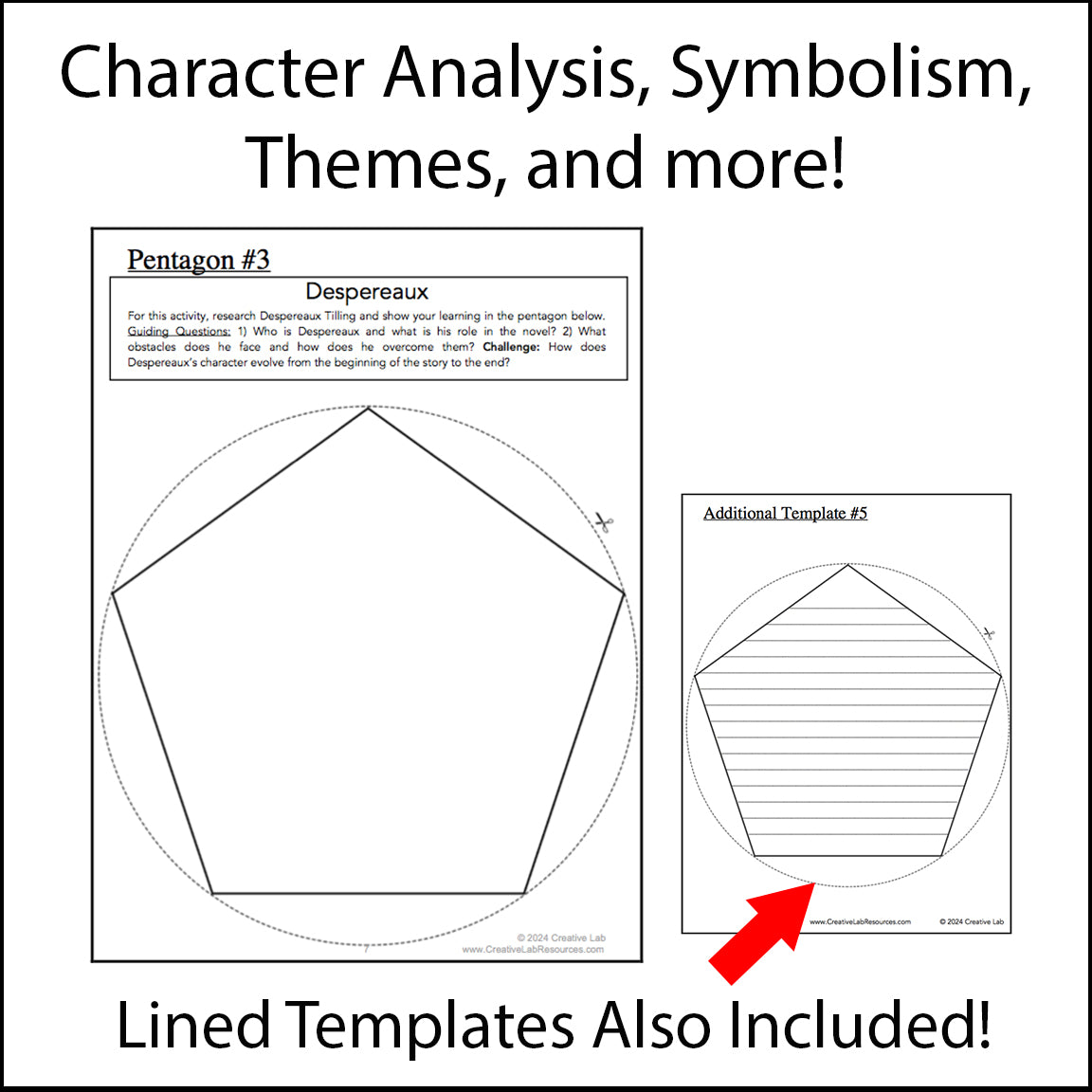 Tale of Despereaux - Novel Study Project Craft - PBL