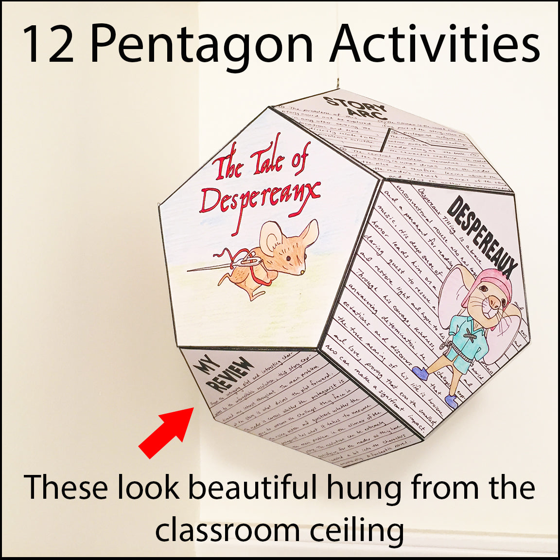 Tale of Despereaux - Novel Study Project Craft - PBL