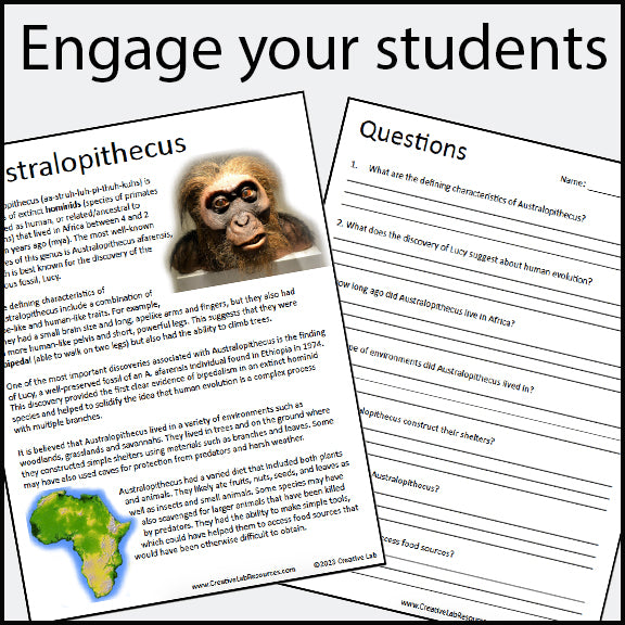 Early Humans Unit / Stone Age Unit - BUNDLE