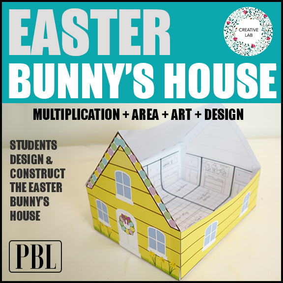Easter Bunny's House Craft - Math & Design