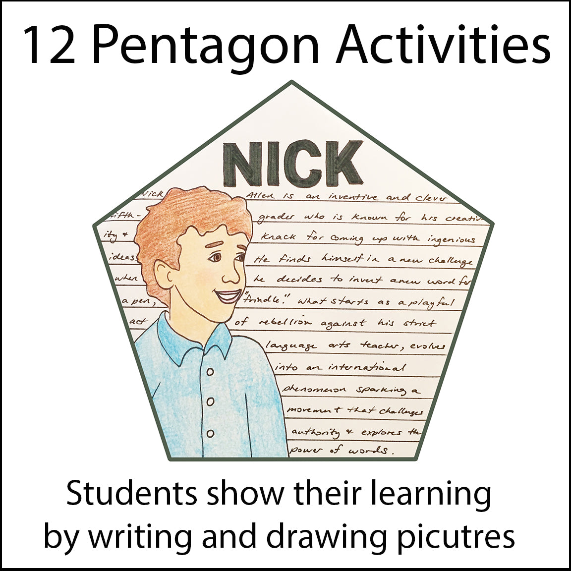 Frindle - Novel Study Project Craft - 100% Editable