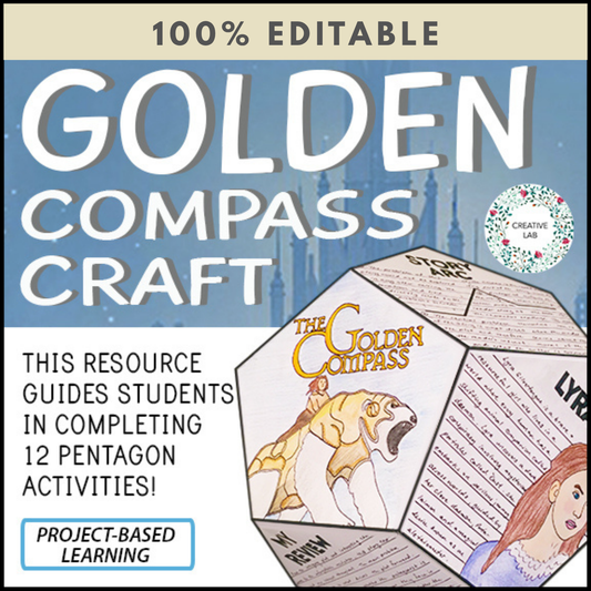 The Golden Compass - Novel Study Project Craft - 100% Editable