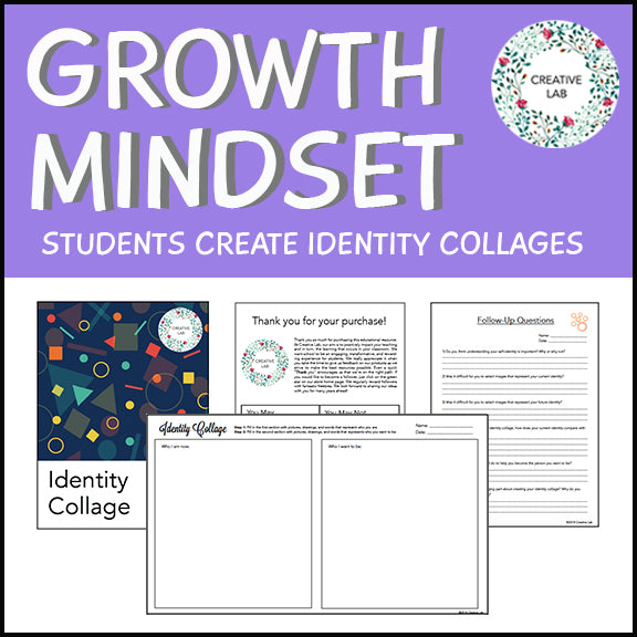 Growth Mindset - Identity Collage