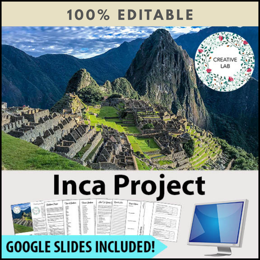 Ancient Inca Research Project - 100% Editable