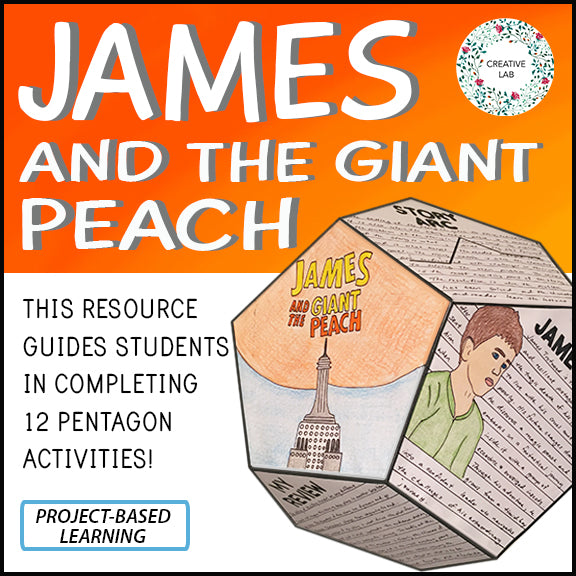 James and the Giant Peach - Novel Study Project Craft - PBL