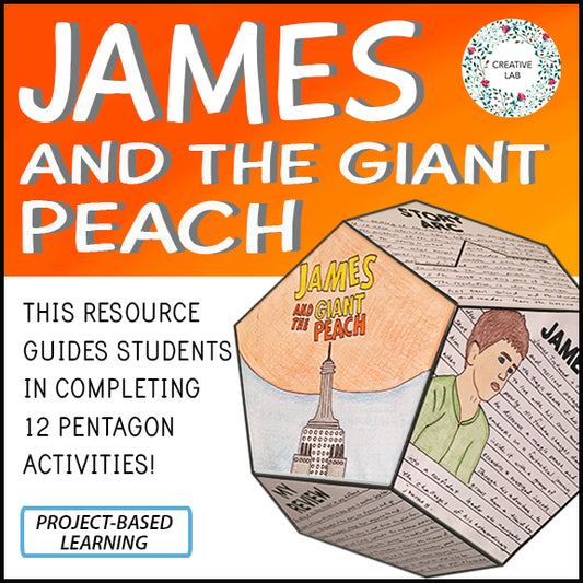 James and the Giant Peach - Novel Study Project Craft - PBL