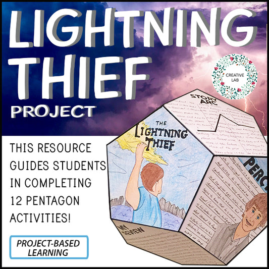 The Lightning Thief - Novel Study Project Craft - PBL