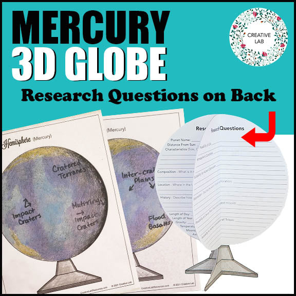 Mercury 3D Globe Research Project