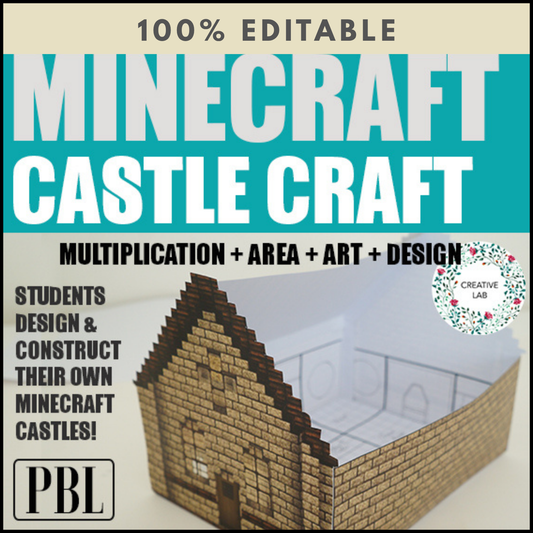 Build a Tiny Home House - Math & Design - 100% Editable