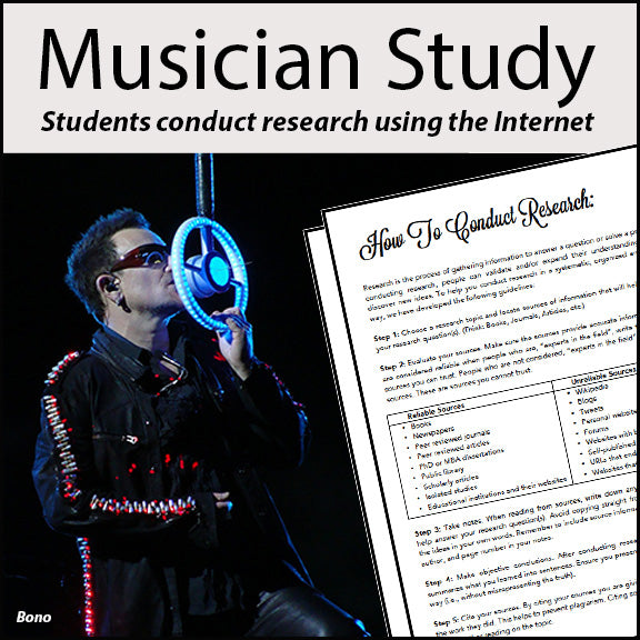 Musician Research Project - PBL