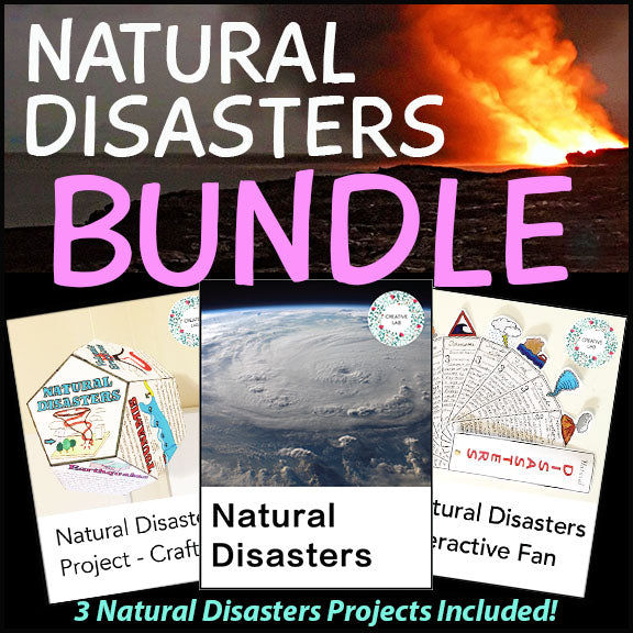 Natural Disasters Project Bundle - PBL STEM