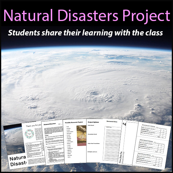 Natural Disasters Research Project - Natural Disasters Project - PBL