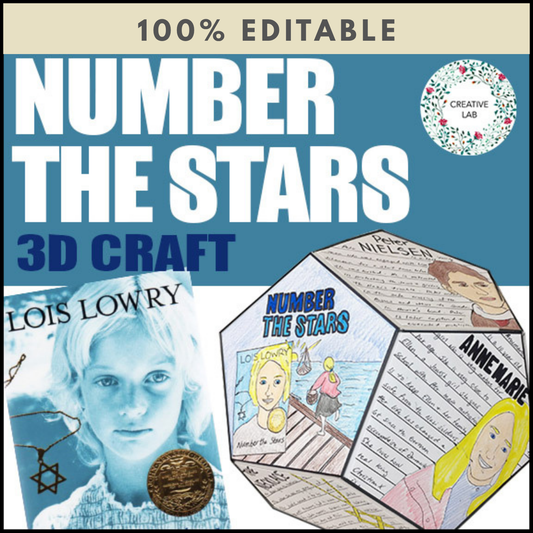 Number the Stars - Novel Study Project Craft - 100% EDITABLE