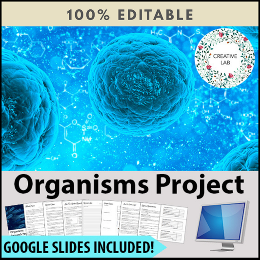 Organisms Research Project - 100% Editable
