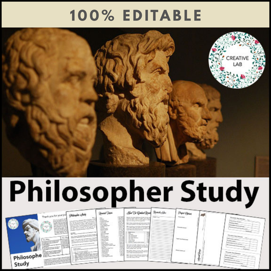 Philosopher Research Project - Philosophy - 100% Editable