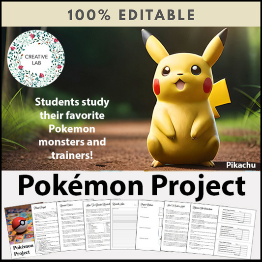Pokemon Research Project - 100% Editable