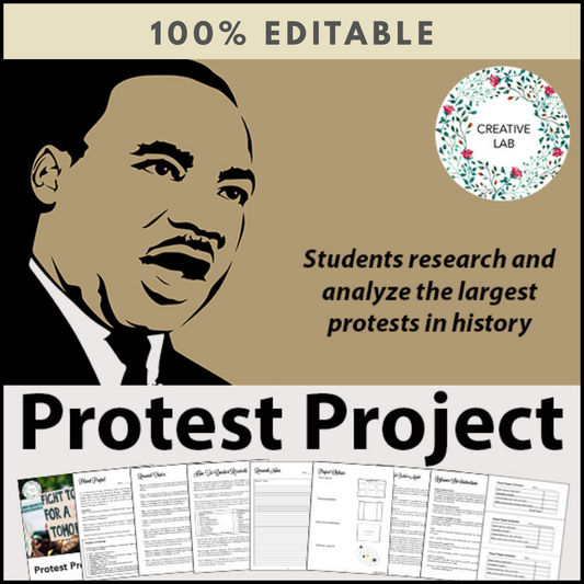 Protest Research Project - 100% Editable