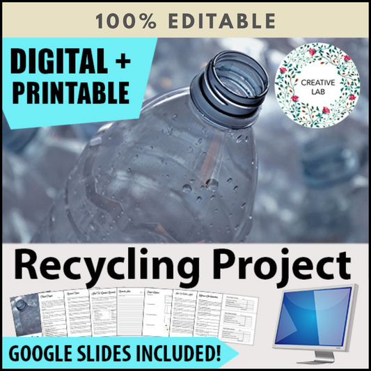 Recycling Research Project - 100% Editable