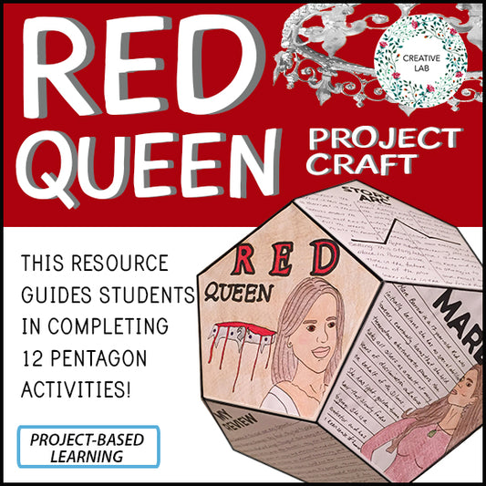 Red Queen - Novel Study Project Craft - PBL