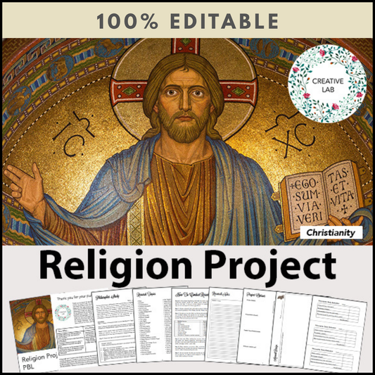 Religion Research Project - 100% Editable