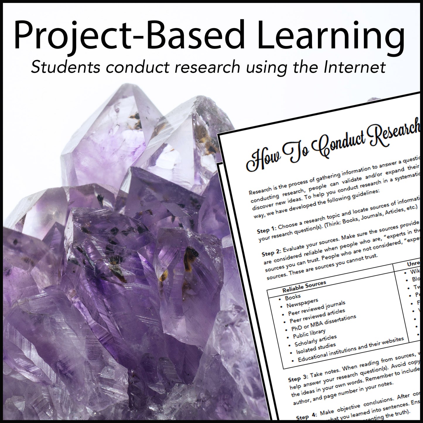 Rocks Research Project - PBL
