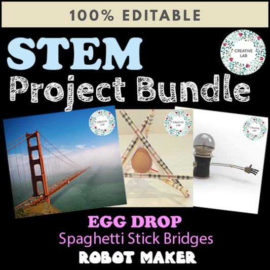 STEM Project Bundle - 100% Editable