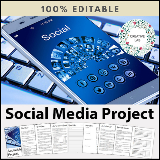 Social Media Research Project - 100% Editable