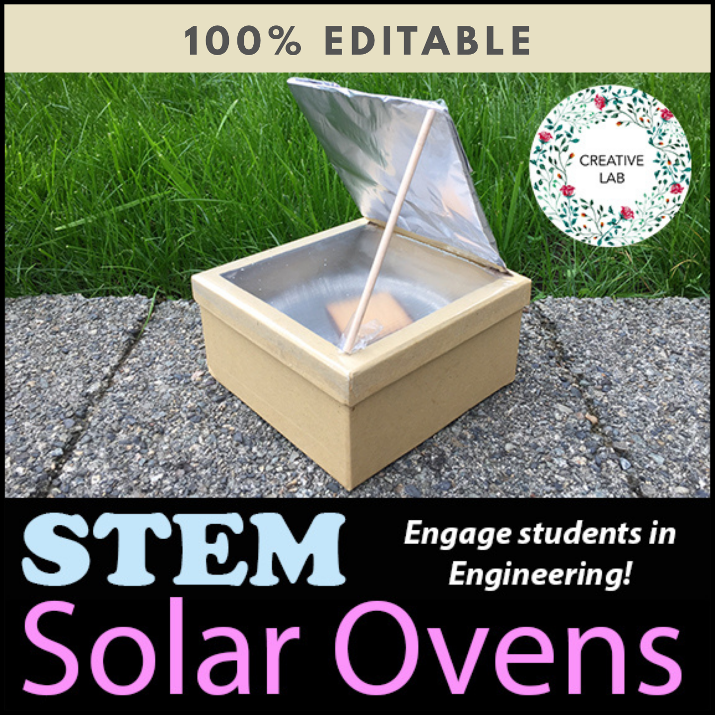 Solar Cooker Ovens - Thermal Energy Transfer - 100% Editable