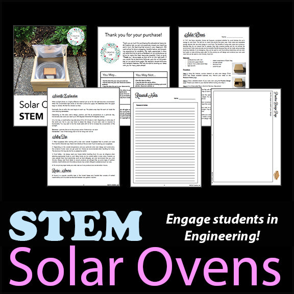 Solar Cooker Ovens - Thermal Energy Transfer - STEM