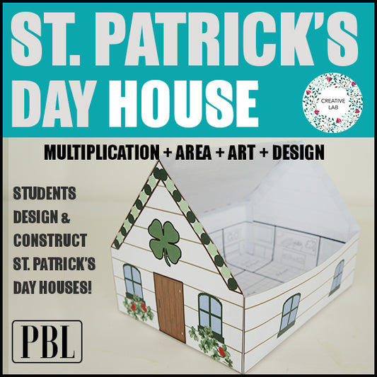 St. Patrick's Day House Craft - Math & Design