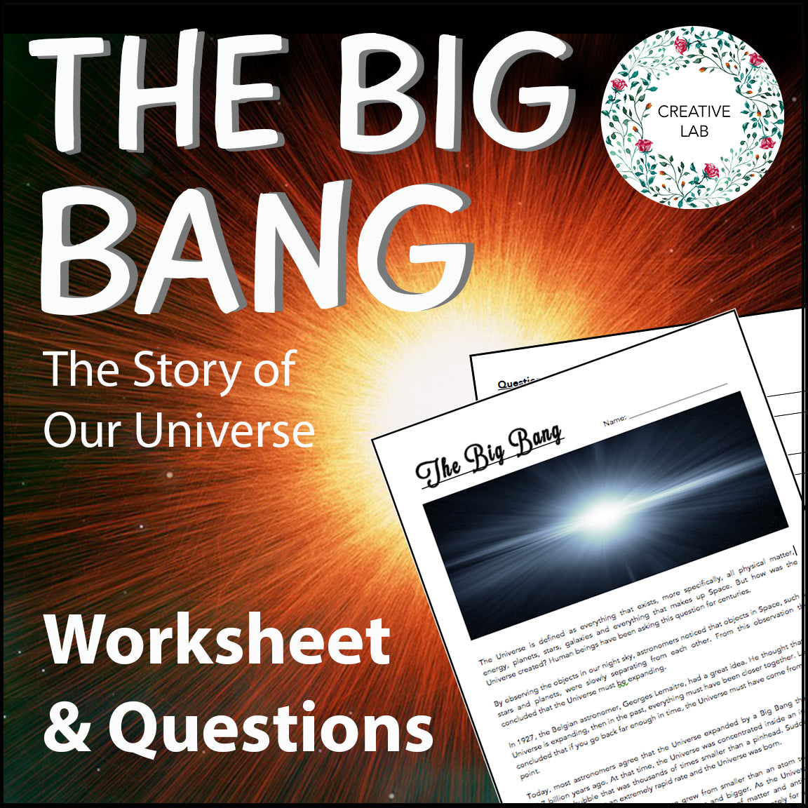 The Big Bang - Worksheet & Questions