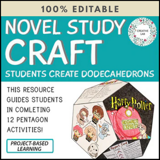Novel Study Craft For Any Book - 100% Editable
