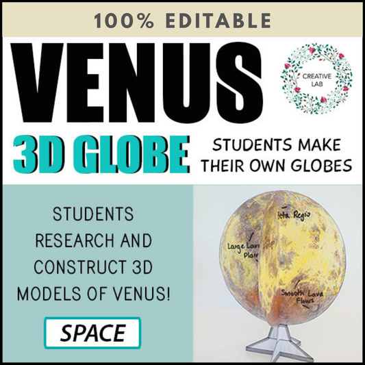 Venus 3D Globe Research Project - 100% Editable
