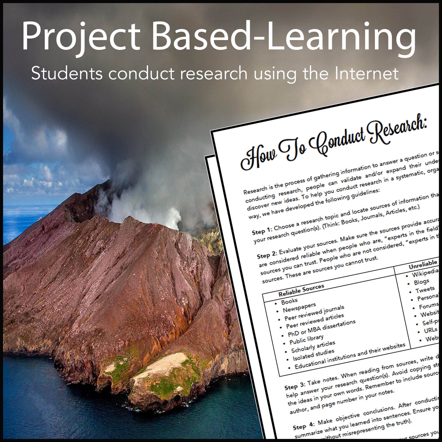 Volcano Research Project - PBL