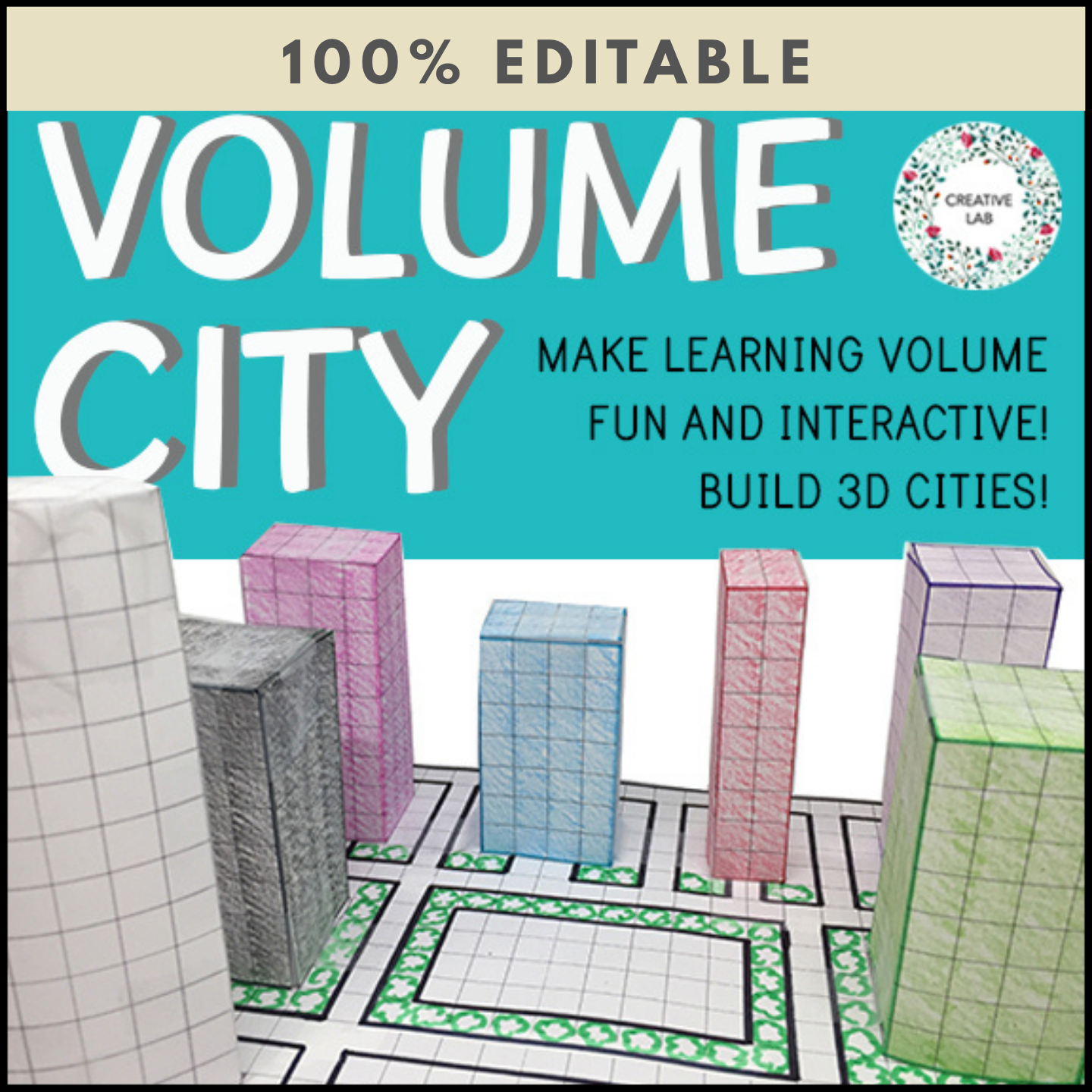 Volume City - Geometrocity Project - 100% Editable