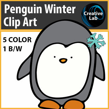 FREEBIE - Penguin Winter Clip Art
