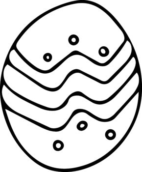 FREEBIE – Spring Easter Egg Clip Art Set – 7 images