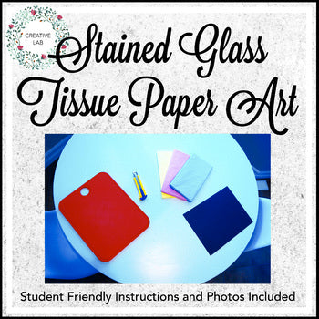 Tissue Paper Art - Stained Glass