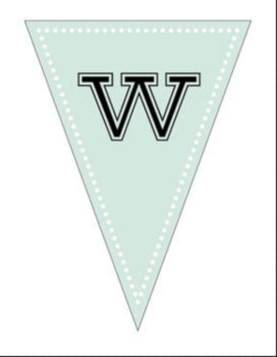 Welcome Back Printable Banner - Bunting Banner Style
