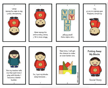 Behavior Social Story - Transitioning - 100% Editable